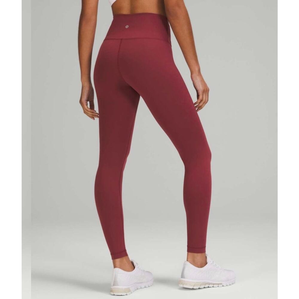 lululemon athletica High-Rise Burgundy Leggings